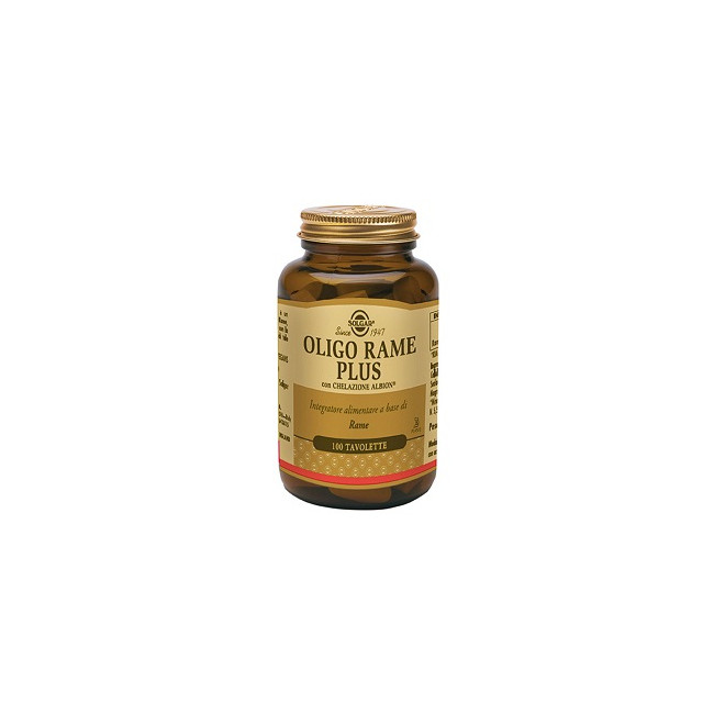 Solgar Oligo Rame Plus 100 Tavolette