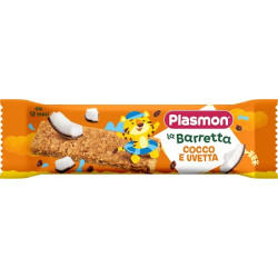 PLASMON LA BARRETTA COCCO E UVETTA 20 G