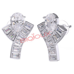 BJT335 ORECCHINO KELLY 16MM STEEL SILK