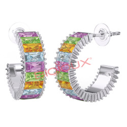 BJT326 ORECCHINO ELLEN COLOR 22MM STEEL SILK