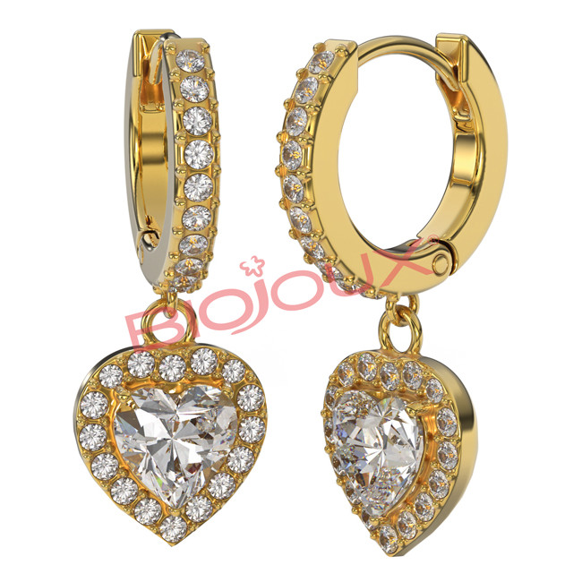 BJT313 ORECCHINO ALMA GOLDEN 28MM STEEL GOLD PLATED BJT313 ORECCHINO ALMA GOLDEN 28MM STEEL GOLD PLATED