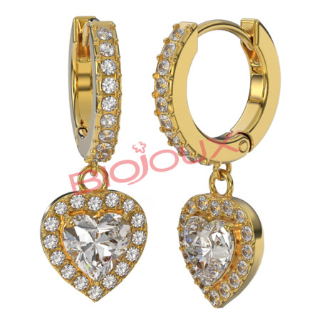 BJT313 ORECCHINO ALMA GOLDEN 28MM STEEL GOLD PLATED