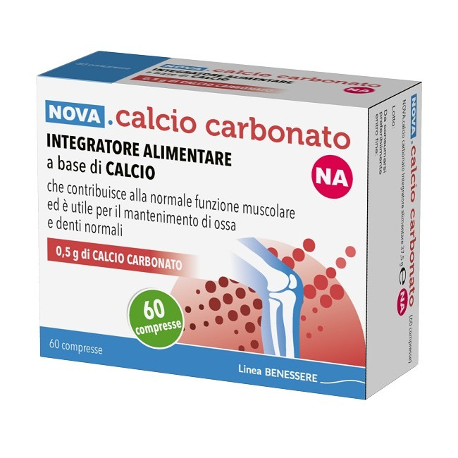 NOVA CALCIO CARBONATO NA 0,5G 60 COMPRESSE
