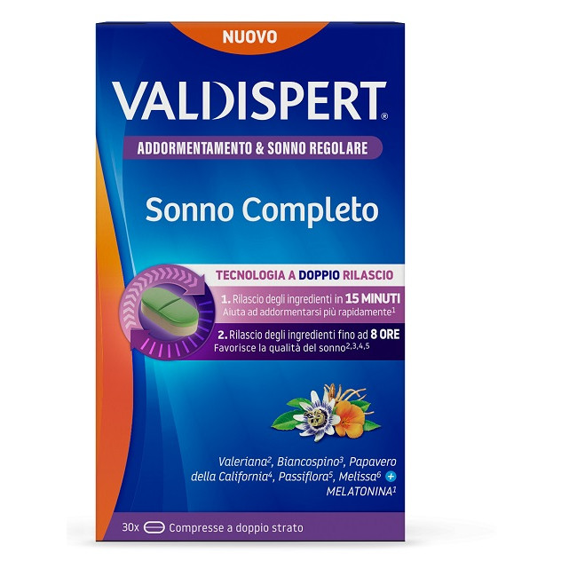 VALDISPERT SONNO COMPLETO 30 COMPRESSE A DOPPIO STRATO