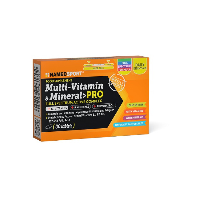 MULTI-VITAMIN&MINERAL PRO 30 COMPRESSE MULTI-VITAMIN&MINERAL PRO 30 COMPRESSE