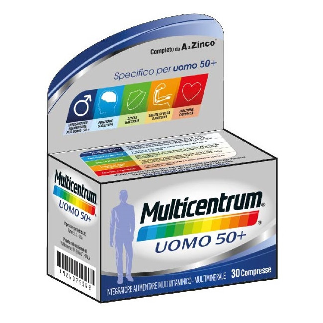 MULTICENTRUM UOMO 50+ 30 COMPRESSE