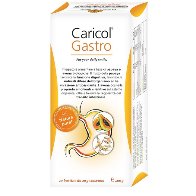 CARICOL GASTRO 20 BUSTINE DA 20 G CARICOL GASTRO 20 BUSTINE DA 20 G