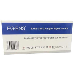 TEST ANTIGENICO RAPIDO COVID-19 EGENS AUTODIAGNOSTICO DETERMINAZIONE QUALITATIVA ANTIGENI SARS-COV-2 IN TAMPONI NASALI MEDIANTE