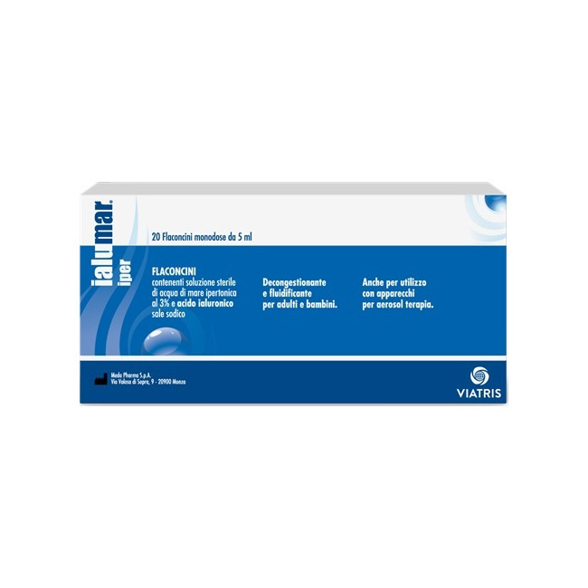 SOLUZIONE IPERTONICA 3% IALUMAR 20 FLACONCINI DA 5 ML SOLUZIONE IPERTONICA 3% IALUMAR 20 FLACONCINI DA 5 ML