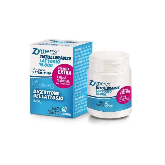 ZYMEREX INTOLLERANZE LATTOSIO 15000 60 COMPRESSE ZYMEREX INTOLLERANZE LATTOSIO 15000 60 COMPRESSE