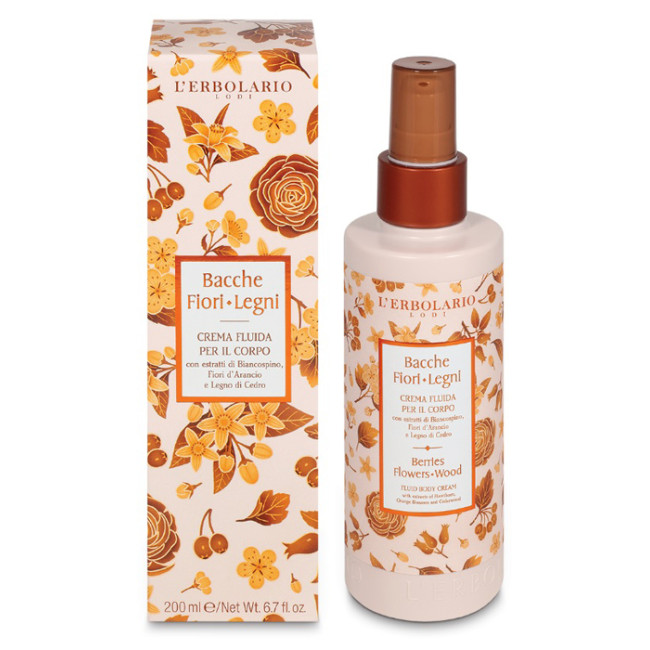 BACCHE FIORI LEGNI CREMA FLUIDA CORPO 200 ML BACCHE FIORI LEGNI CREMA FLUIDA CORPO 200 ML