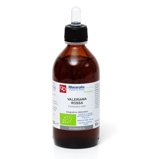 VALERIANA ROSSA BIO 200 ML TINTURA MADRE VALERIANA ROSSA BIO 200 ML TINTURA MADRE