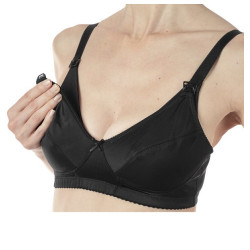 MAMMY REGGISENO MICROFIBRA ALLATTAMENTO BLACK 5D