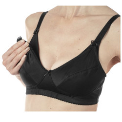MAMMY REGGISENO MICROFIBRA ALLATTAMENTO BLACK 4D