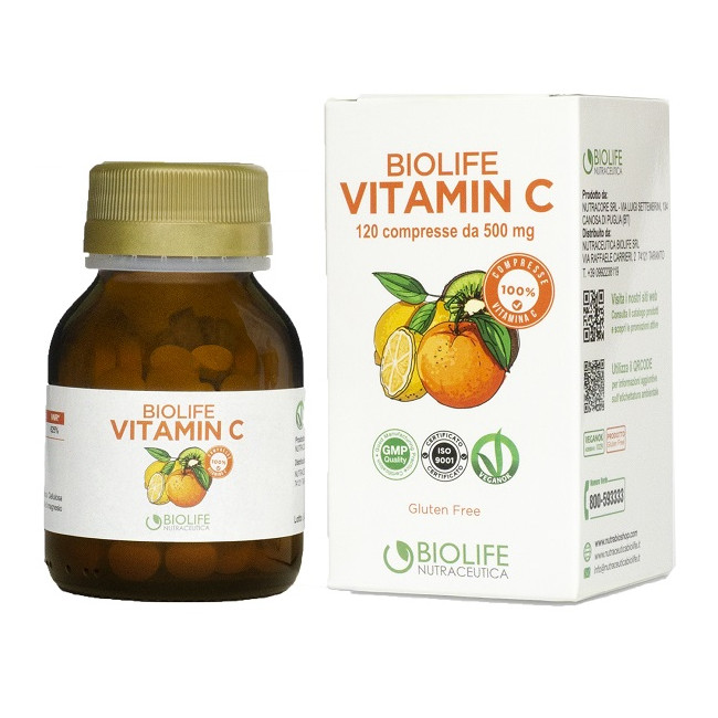 BIOLIFE VITAMIN C 120 COMPRESSE BIOLIFE VITAMIN C 120 COMPRESSE