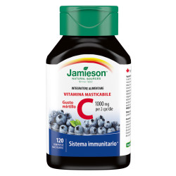 JAMIESON VITAMINA C 1000 MIRTILLO 120 COMPRESSE MASTICABILI
