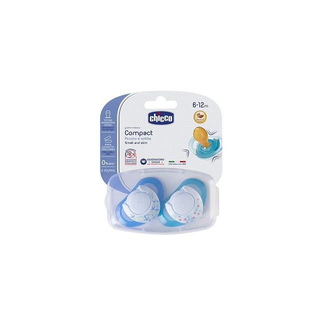 CHICCO SUCCHIETTO COMPACT BOY S6-16 MESI 2 PEZZI CHICCO SUCCHIETTO COMPACT BOY S6-16 MESI 2 PEZZI