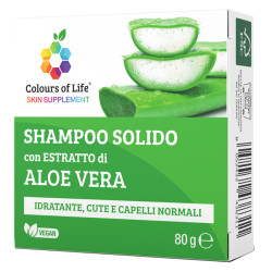 COLOURS OF LIFE ALOE SHAMPOO SOLIDO 80 G