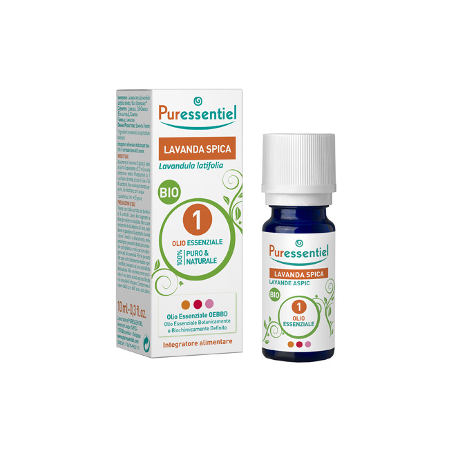 PURESSENTIEL LAVANDA SPICA OLIO ESSENZIALE BIO 10 ML PURESSENTIEL LAVANDA SPICA OLIO ESSENZIALE BIO 10 ML