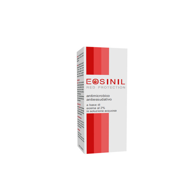 EOSINIL RED PROTECTION LOZIONE A BASE DI EOSINA AL 2% IN SOLUZIONE ACQUOSA 50 ML ANTIMICROBICO ANTIESSUDATIVO EOSINIL RED PROTECTION LOZIONE A BASE DI EOSINA AL 2% IN SOLUZIONE ACQUOSA 50 ML ANTIMICROBICO ANTIESSUDATIVO