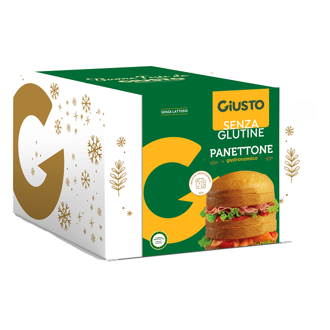 GIUSTO SENZA GLUTINE PANETTONE GASTRONOMICO 400 G GIUSTO SENZA GLUTINE PANETTONE GASTRONOMICO 400 G