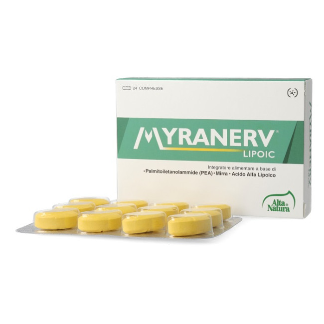 MYRANERV LIPOIC 24 COMPRESSE MYRANERV LIPOIC 24 COMPRESSE