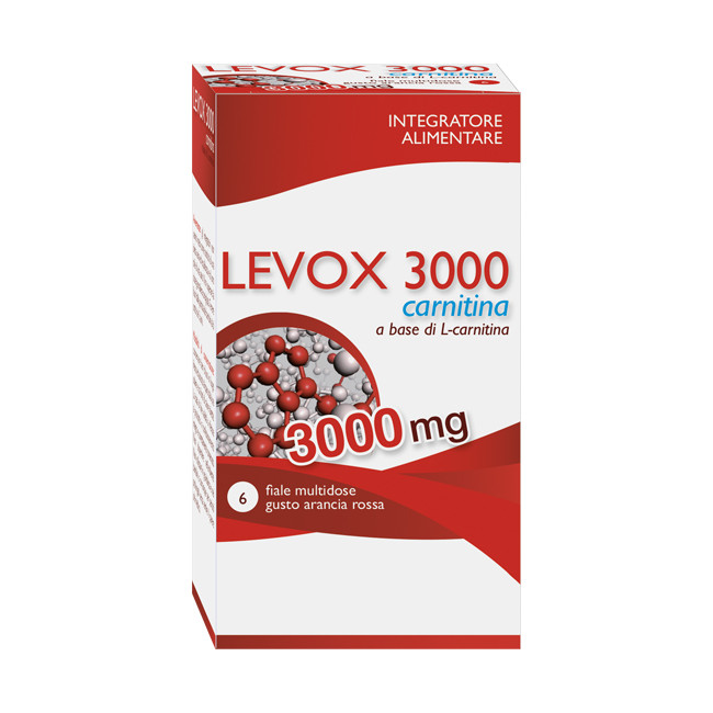 LEVOX 3000 CARNITINA 6 FLACONCINI DA 25 ML LEVOX 3000 CARNITINA 6 FLACONCINI DA 25 ML