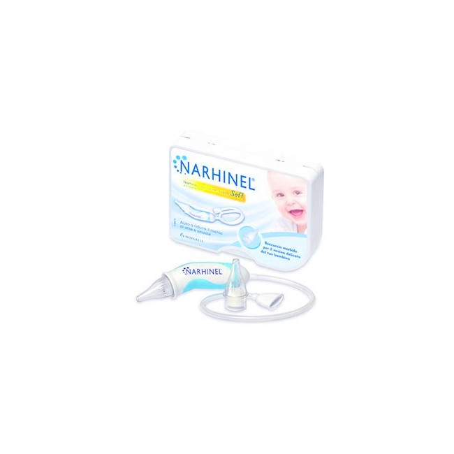 ASPIRATORE NASALE NARHINEL SOFT 1 PEZZO + 2 RICAMBI ASPIRATORE NASALE NARHINEL SOFT 1 PEZZO + 2 RICAMBI