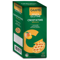 GIUSTO SENZA GLUTINE CROSTATINA ALBICOCCA 4 PEZZI DA 45 G