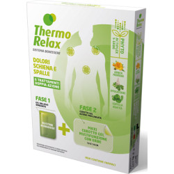 THERMORELAX PHYTO GEL DOLORI SCHIENA E SPALLE FASE 1 GEL SOLLIEVO IMMEDIATO E FASE 2 MAXI CEROTTO GEL MULTIFUNZIONALE CON ERBE 6