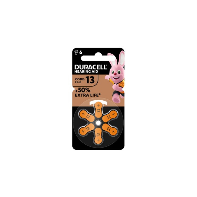 DURACELL EASY TAB 13 ARANCIO BATTERIA PER APPARECCHIO ACUSTICO 6 PEZZI DURACELL EASY TAB 13 ARANCIO BATTERIA PER APPARECCHIO ACUSTICO 6 PEZZI