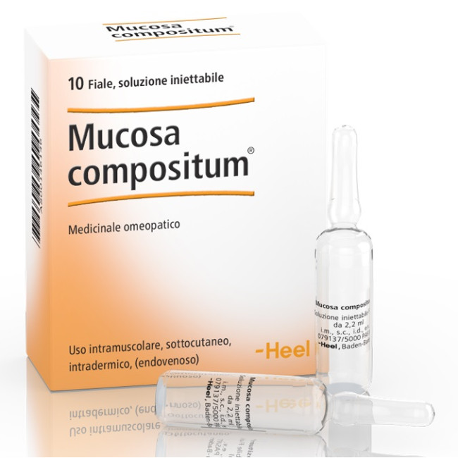 HEEL MUCOSA COMPOSITUM 10 FIALE DA 2,2 ML L'UNA HEEL MUCOSA COMPOSITUM 10 FIALE DA 2,2 ML L'UNA