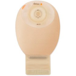 DANSAC NOVALIFE TRE 1 SACCA APERTA OPACA SOFTCONVEX MIDI PER ILEOSTOMIA CON FINESTRA RITAGLIABILE 15-24MM 350 ML 10 PEZZI