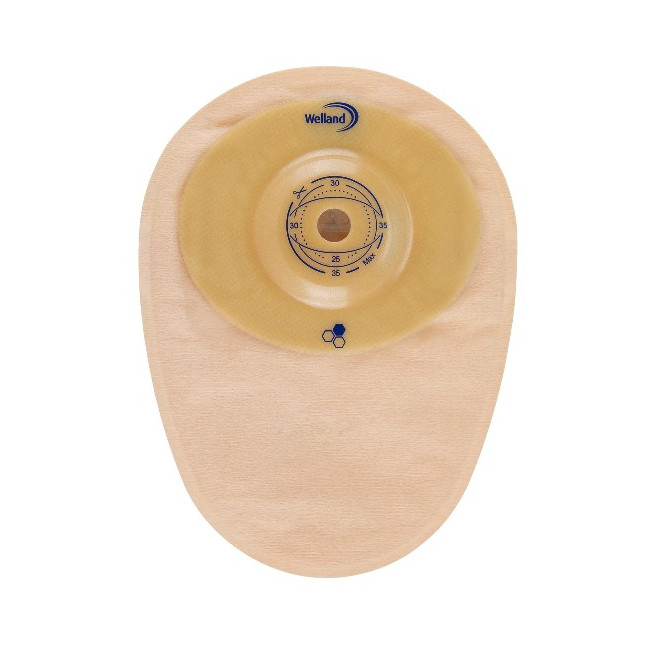 SACCA PER COLOSTOMIA WELLAND AURUM PROFILE COLO MIDI OPACA PRETAGLIATA DIAMETRO 35 MM INIZIO CONVESSITA' 35 MM 10 PEZZI SACCA PER COLOSTOMIA WELLAND AURUM PROFILE COLO MIDI OPACA PRETAGLIATA DIAMETRO 35 MM INIZIO CONVESSITA' 35 MM 10 PEZZI