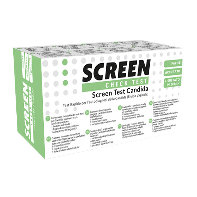SCREEN TEST RAPIDO SCREEN TEST CANDIDA AUTODIAGNOSTICO 1 PEZZO SCREEN TEST RAPIDO SCREEN TEST CANDIDA AUTODIAGNOSTICO 1 PEZZO