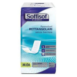 PANNOLONE SOFFISOF CLASSIC RETTANGOLARE SENZA BARRIERA 30 PEZZI