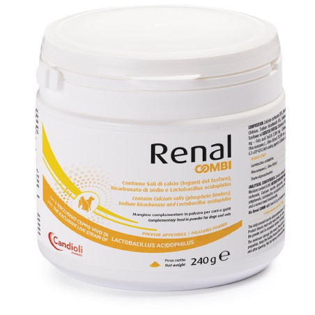 Renal Combi Integratore per la funzionalità renale di cani e gatti 240 g