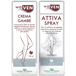 WAVEN CREMA GAMBE 100 ML + ATTIVA SPRAY 50 ML
