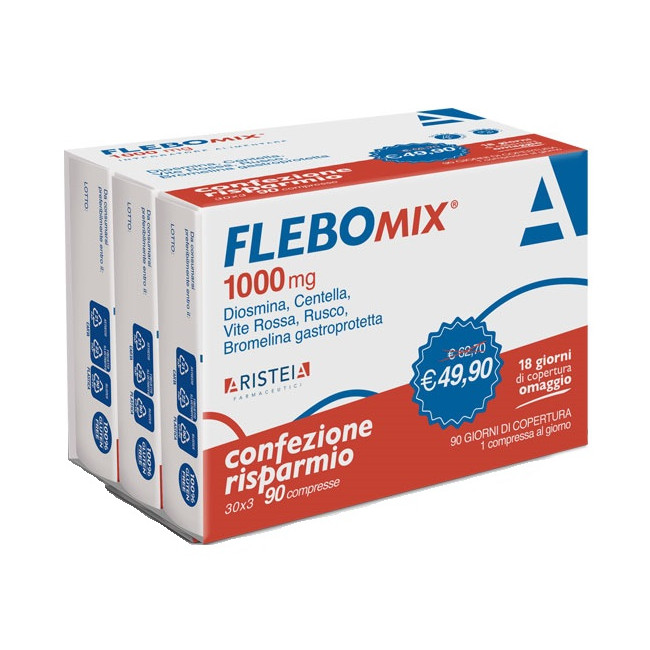 FLEBOMIX 1000 MG TRI-PACK 90 COMPRESSE
