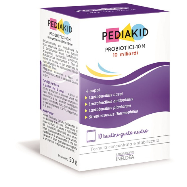 PEDIAKID PROBIOTICI 10M 10 BUSTINE PEDIAKID PROBIOTICI 10M 10 BUSTINE