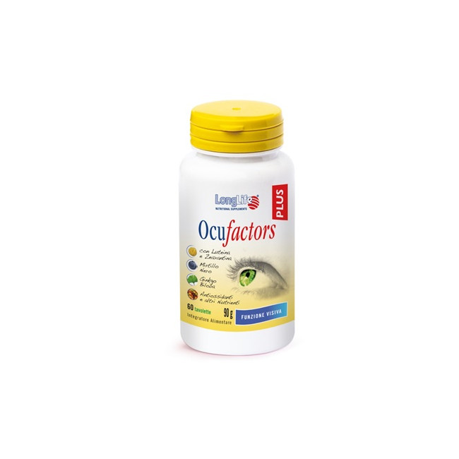 Longlife OcuFactors Plus Integratore Alimentare 60 Ttavolette Longlife OcuFactors Plus Integratore Alimentare 60 Ttavolette