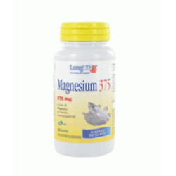 Confezione da 100 tavolette di Longlife Magnesium 375 Integratore di Magnesio