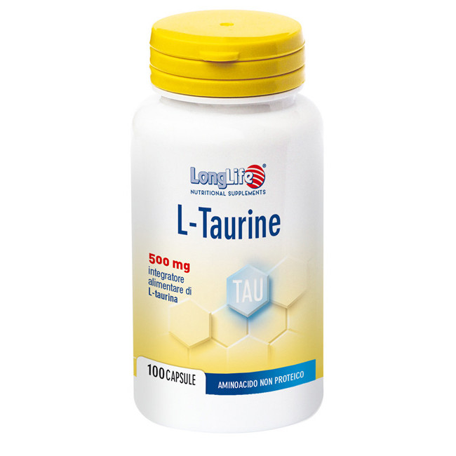 LONGLIFE L-TAURINE 500 MG 100 CAPSULE LONGLIFE L-TAURINE 500 MG 100 CAPSULE
