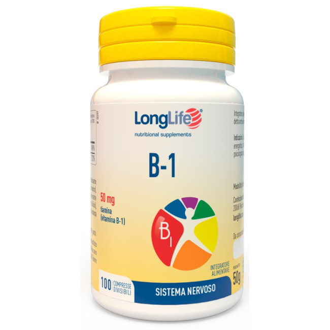 LONGLIFE B1 100 COMPRESSE 50 MG LONGLIFE B1 100 COMPRESSE 50 MG
