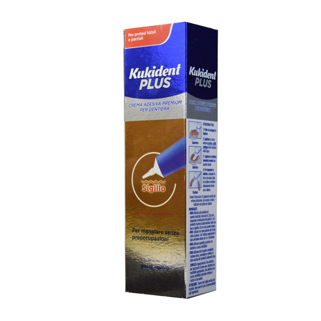 KUKIDENT SIGILLO CREMA ADESIVA PER PROTESI DENTARIE 40 G KUKIDENT SIGILLO CREMA ADESIVA PER PROTESI DENTARIE 40 G