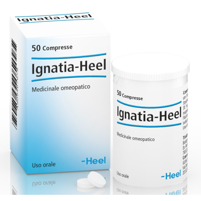 Confezione da 50 Compresse di Guna Ignatia Heel medicinale omeopatico contro ansia e agitazione Confezione da 50 Compresse di Guna Ignatia Heel medicinale omeopatico contro ansia e agitazione