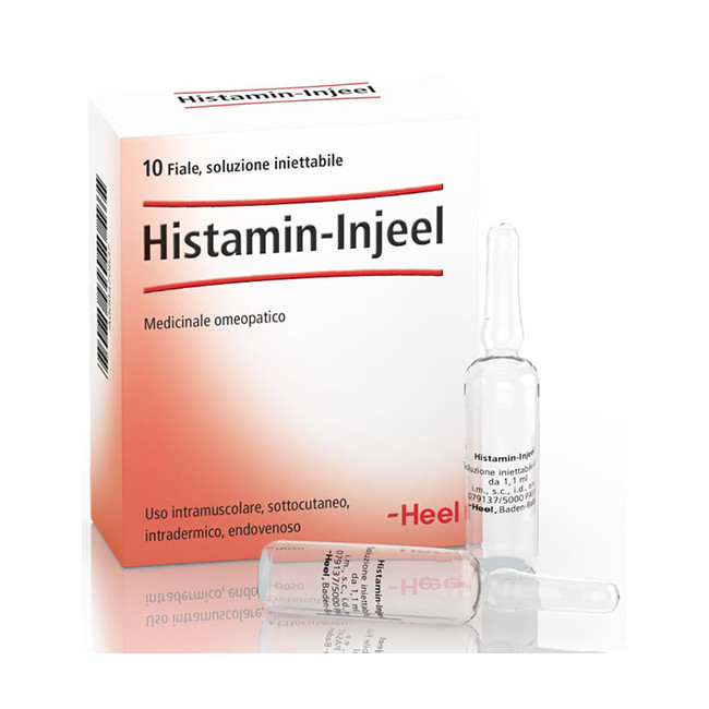HEEL HISTAMIN INJEEL 10 FIALE DA 1,1 ML L'UNA HEEL HISTAMIN INJEEL 10 FIALE DA 1,1 ML L'UNA