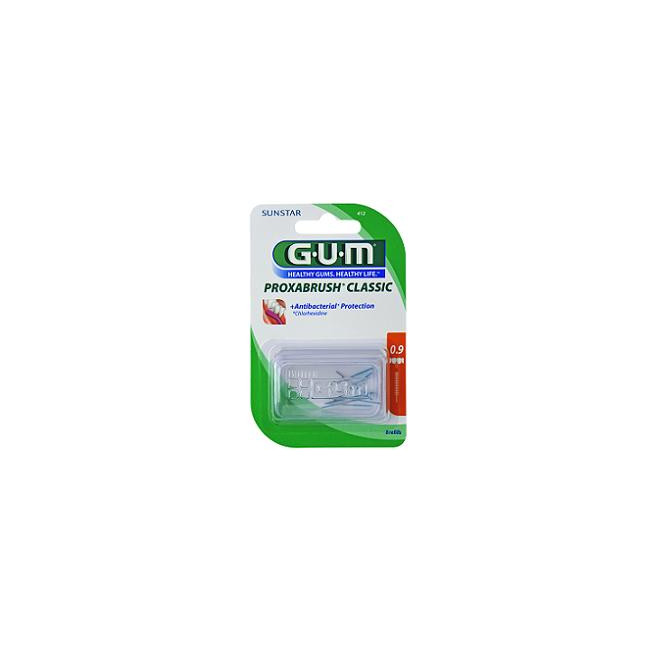 Gum Proxabrush 412 Protezione Antibatterica 8 Pezzi Gum Proxabrush 412 Protezione Antibatterica 8 Pezzi