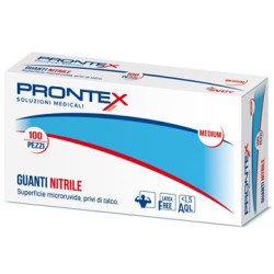 GUANTO PRONTEX NITRILE MISURA GRANDE 8/9 SENZA POLVERE