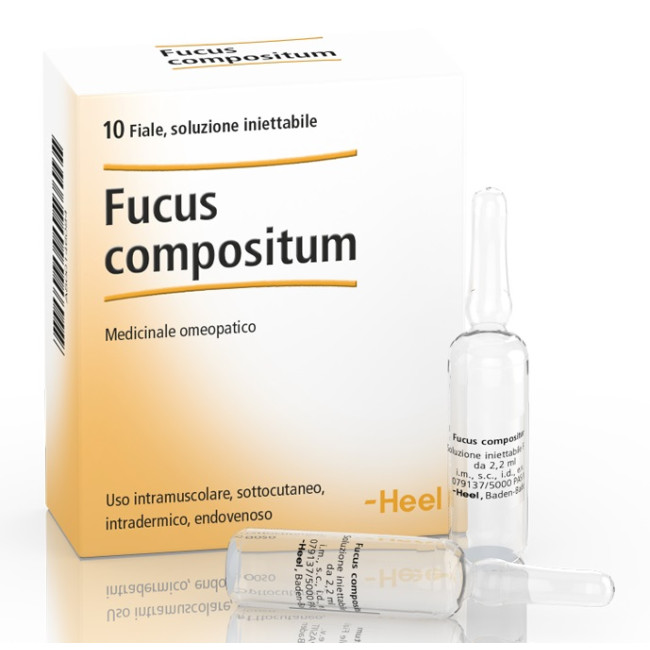 HEEL FUCUS COMPOSITUM 10 FIALE DA 2,2 ML L'UNA HEEL FUCUS COMPOSITUM 10 FIALE DA 2,2 ML L'UNA